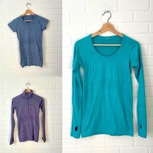 SOLD Lululemon swiftly tops bundle lot